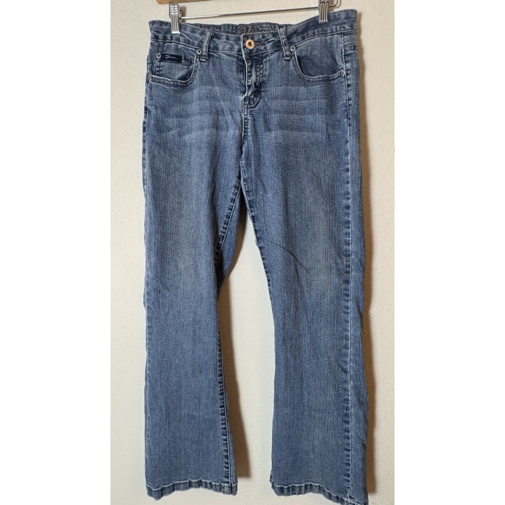 Vintage Flavour by BubbleGum Flare Jeans Womens 8P Light Wash Y2K